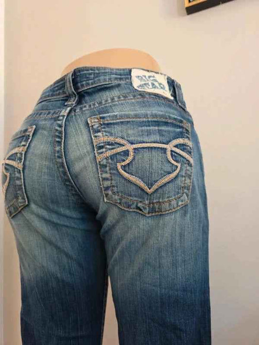 Big Star Low Rise Bootcut Vintage Y2K Jeans UK Size 10 Petite