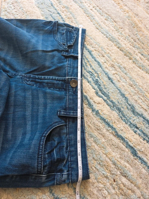 ANA Modern Fit Mid Rise Loose Straight Vintage Y2K Jeans UK Size 14 Tall