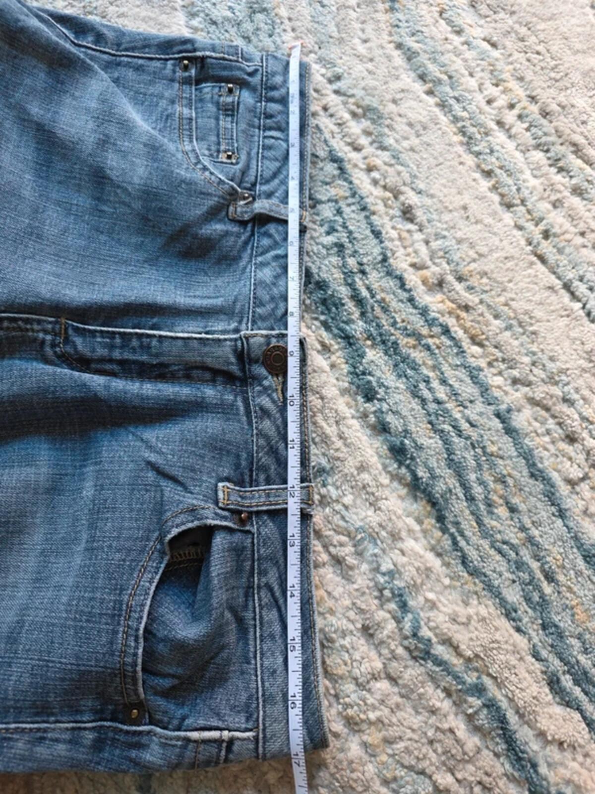 Garage Low Rise Straight Vintage Y2K Jeans UK Size 10 Tall