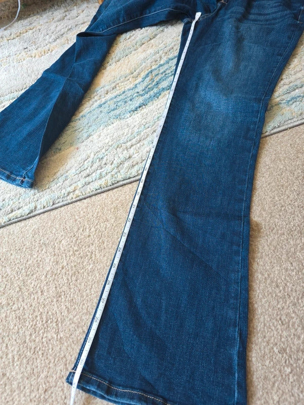St John's Bay Vintage Y2K High Rise Bootcut Jeans UK Size 10/12