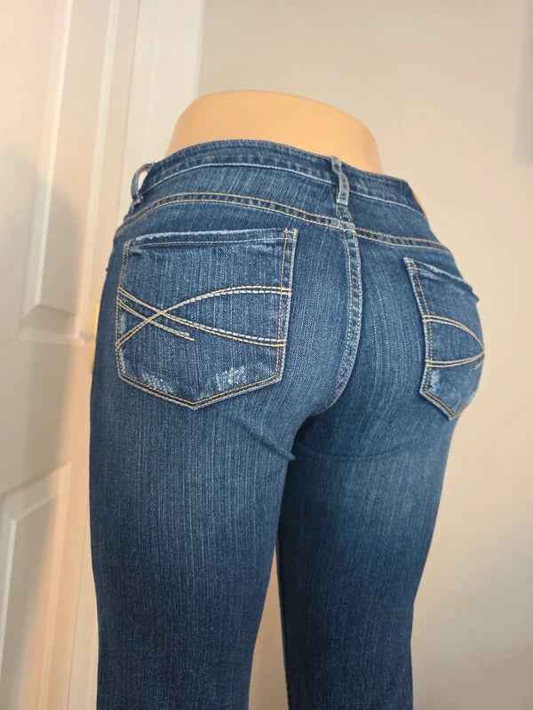 Aeropostale Low Rise Straight Vintage Y2K Jeans UK Size 8