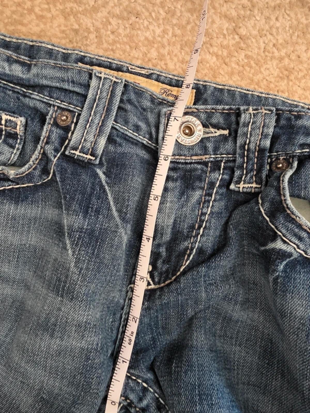 Big Star Ultra Low Rise Bootcut Jeans UK Size 8
