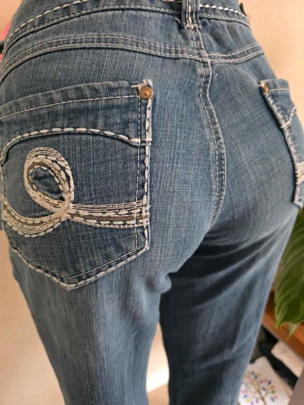 Vintage Y2K Seven7 Mid Rise Bootcut Jeans UK Size 16