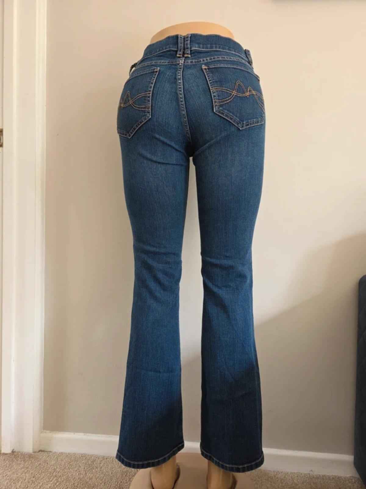 NY&C Vintage Y2K Mid Rise Bootcut Jeans UK Size 10 Petite