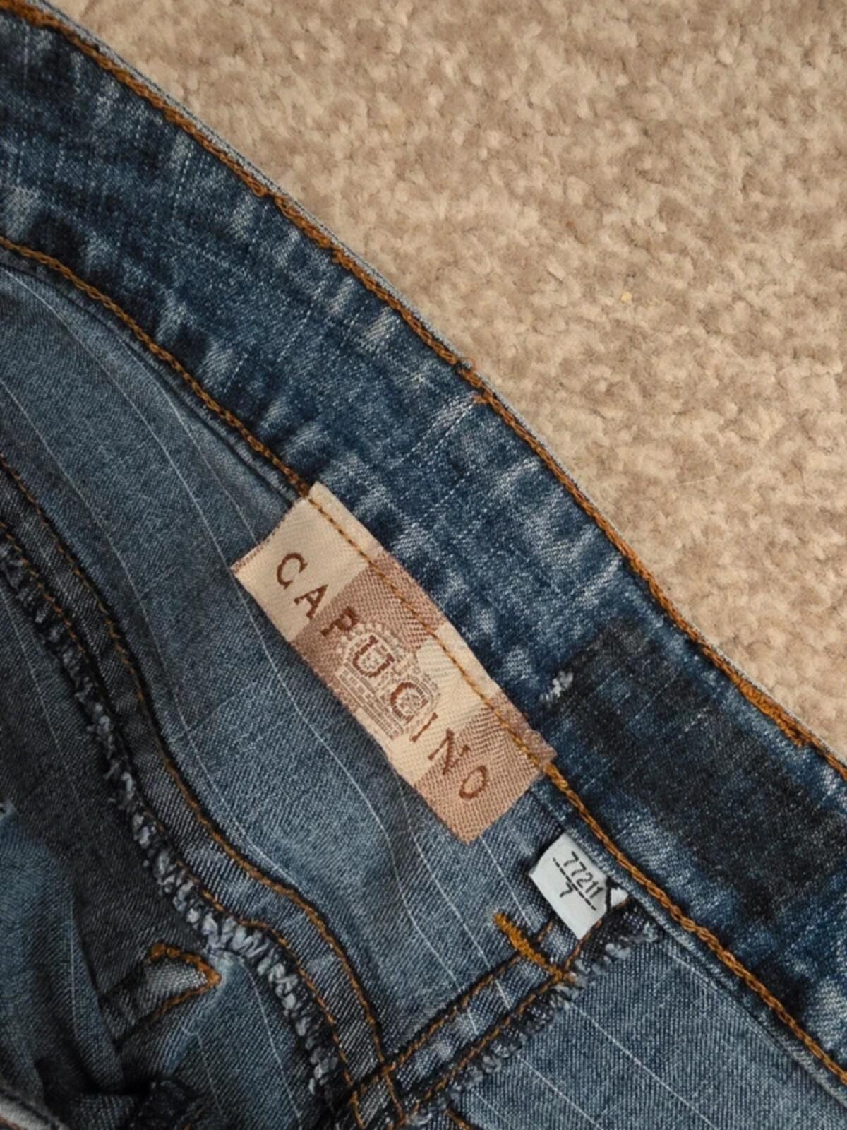 Capucino Mid Rise Flared Vintage Y2K Jeans UK Size 8 Petite