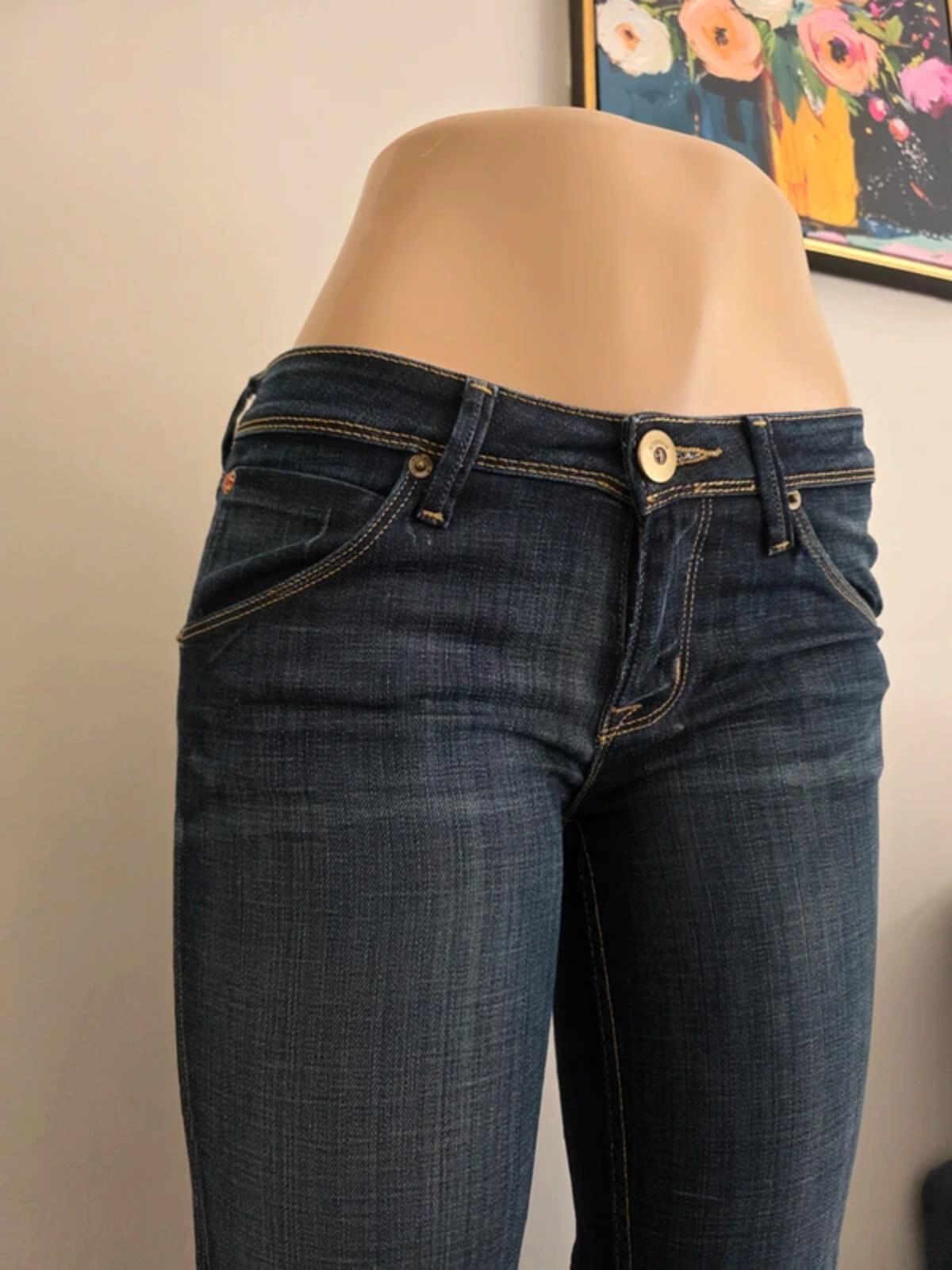 Hudson Low Rise Straight Leg Jeans UK Size 8 Tall