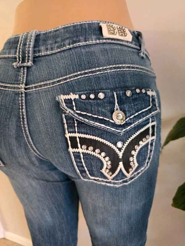 Vintage Y2K B.B Jeans Mid Rise Skinny Jeans UK Size 12