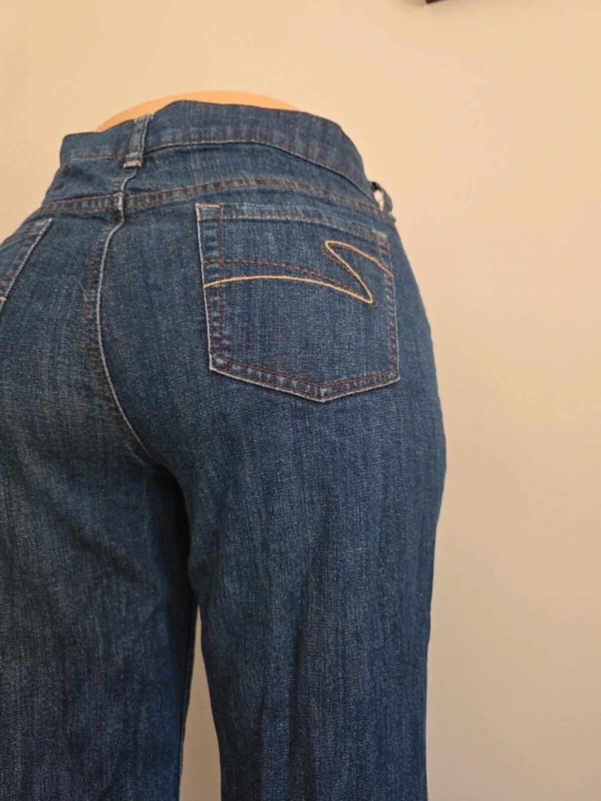 Liz & Co Mid Rise Relaxed Bootcut Vintage Y2K Jeans UK Size 14/16