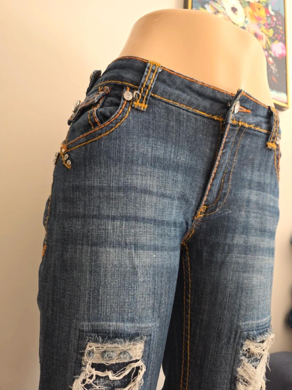 Premium Jeans by GT Low Rise Bootcut Vintage Y2K Jeans UK Size 12 Tall