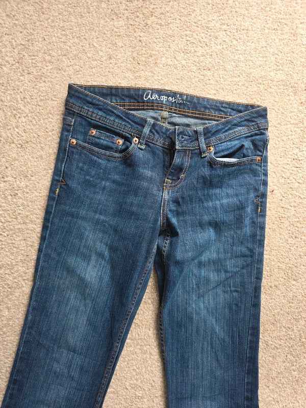 Aeropostale Low Rise Bootcut Vintage Y2K Jeans UK Size 4