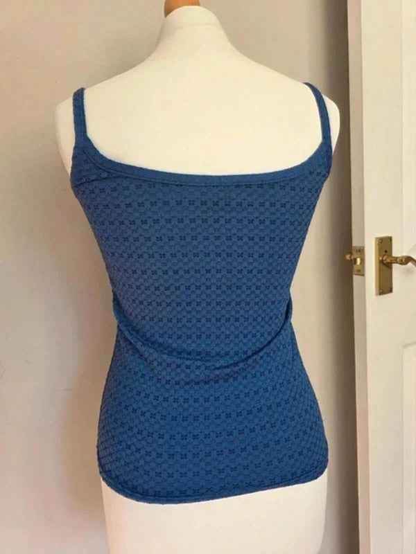 Vintage Y2K Roberta Textured Cami Top UK Size 10