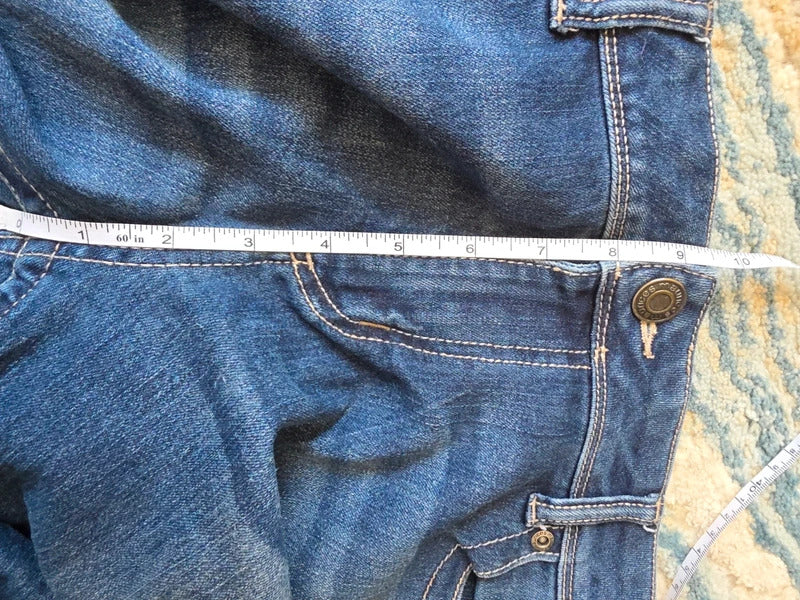 Maurices Mid Rise Bootcut Vintage Y2K Jeans UK Size 12/14 Petite
