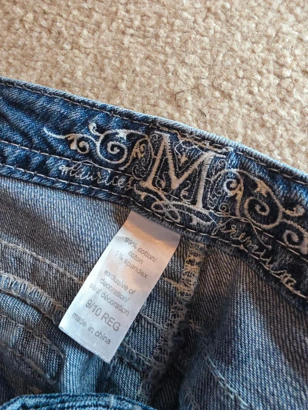 Maurices Premium Low Rise Cropped Capri Jeans UK Size 10/12