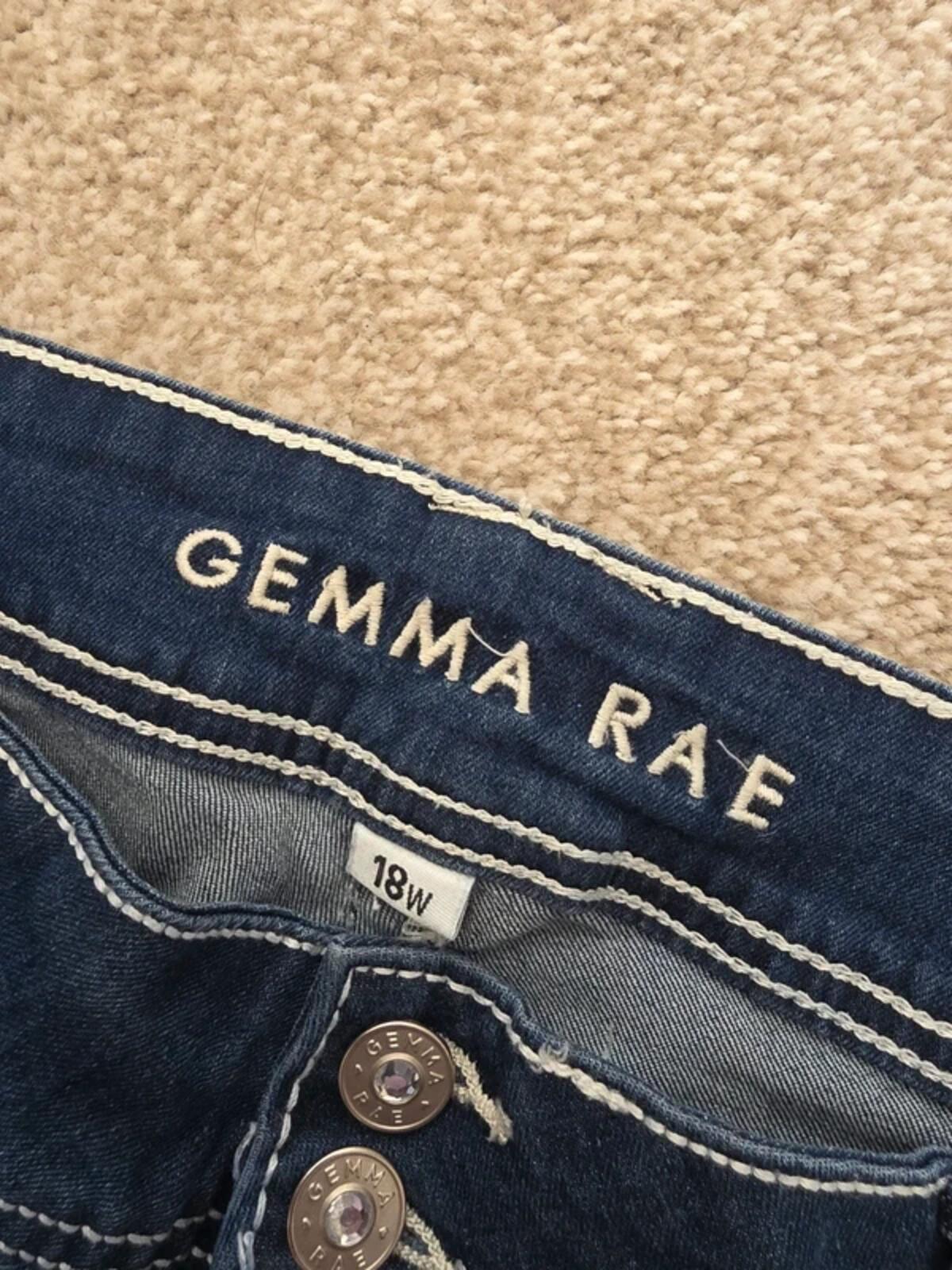 Gemma Rae High Rise Bootcut Vintage Y2K Jeans UK Size 20 Petite
