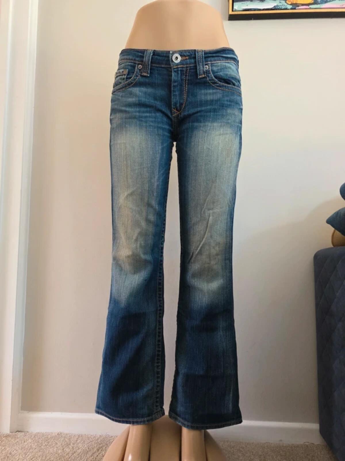 Big Star Low Rise Bootcut Vintage Y2K Jeans UK Size 10 Petite