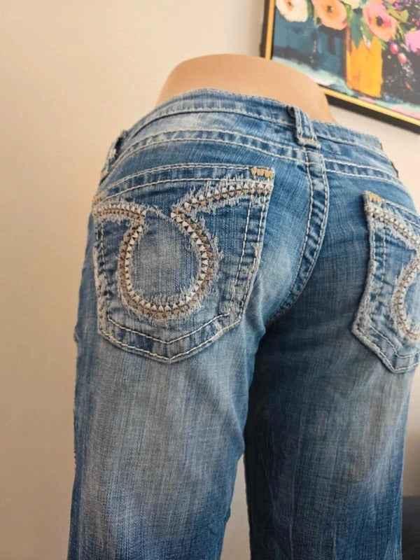 Big Star Low Rise Capri Vintage Y2K Jeans UK Size 10/12