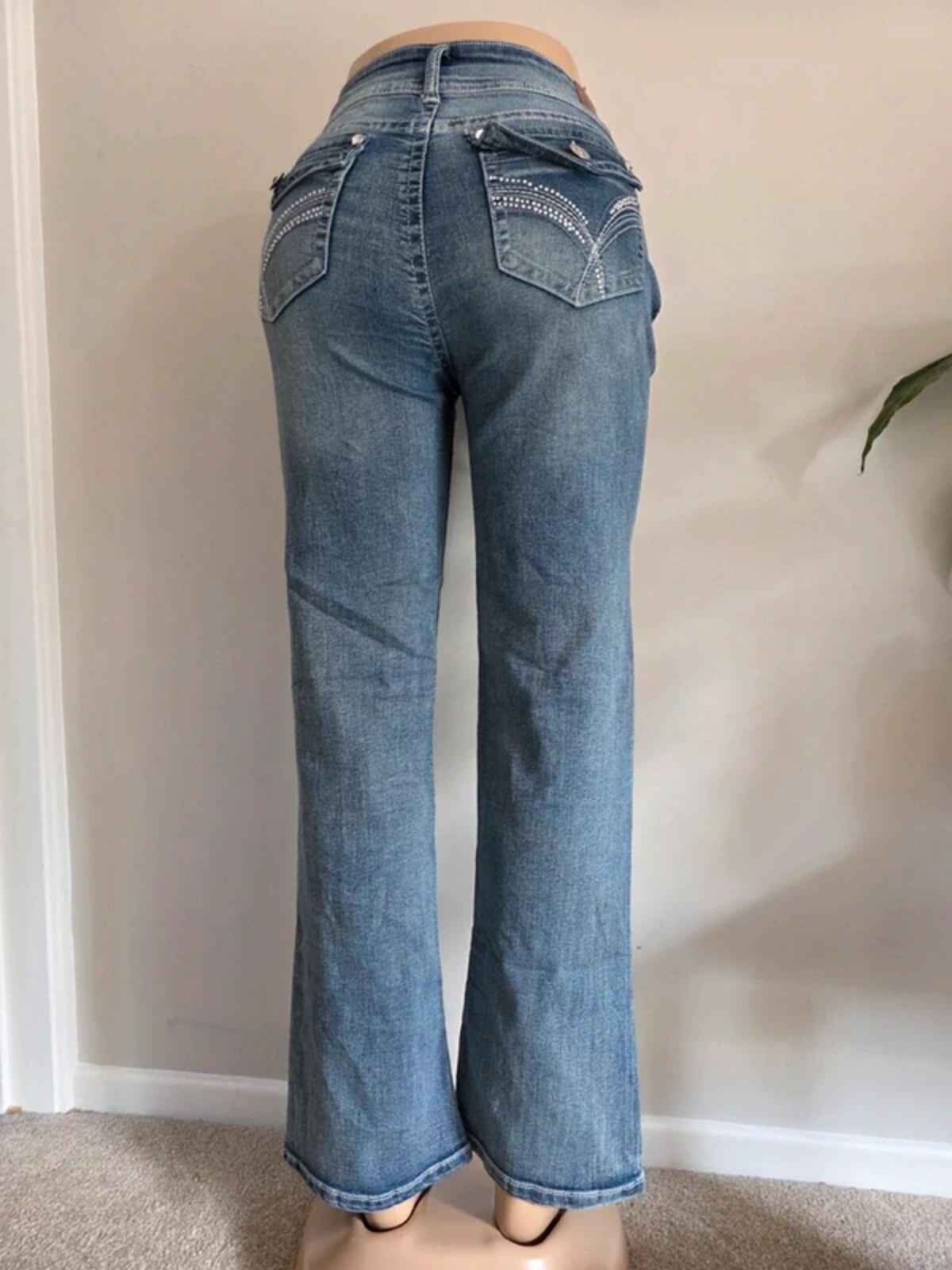 Vintage Y2K Wallflower Mid Rise Bootcut Jeans UK Size 12 Petite