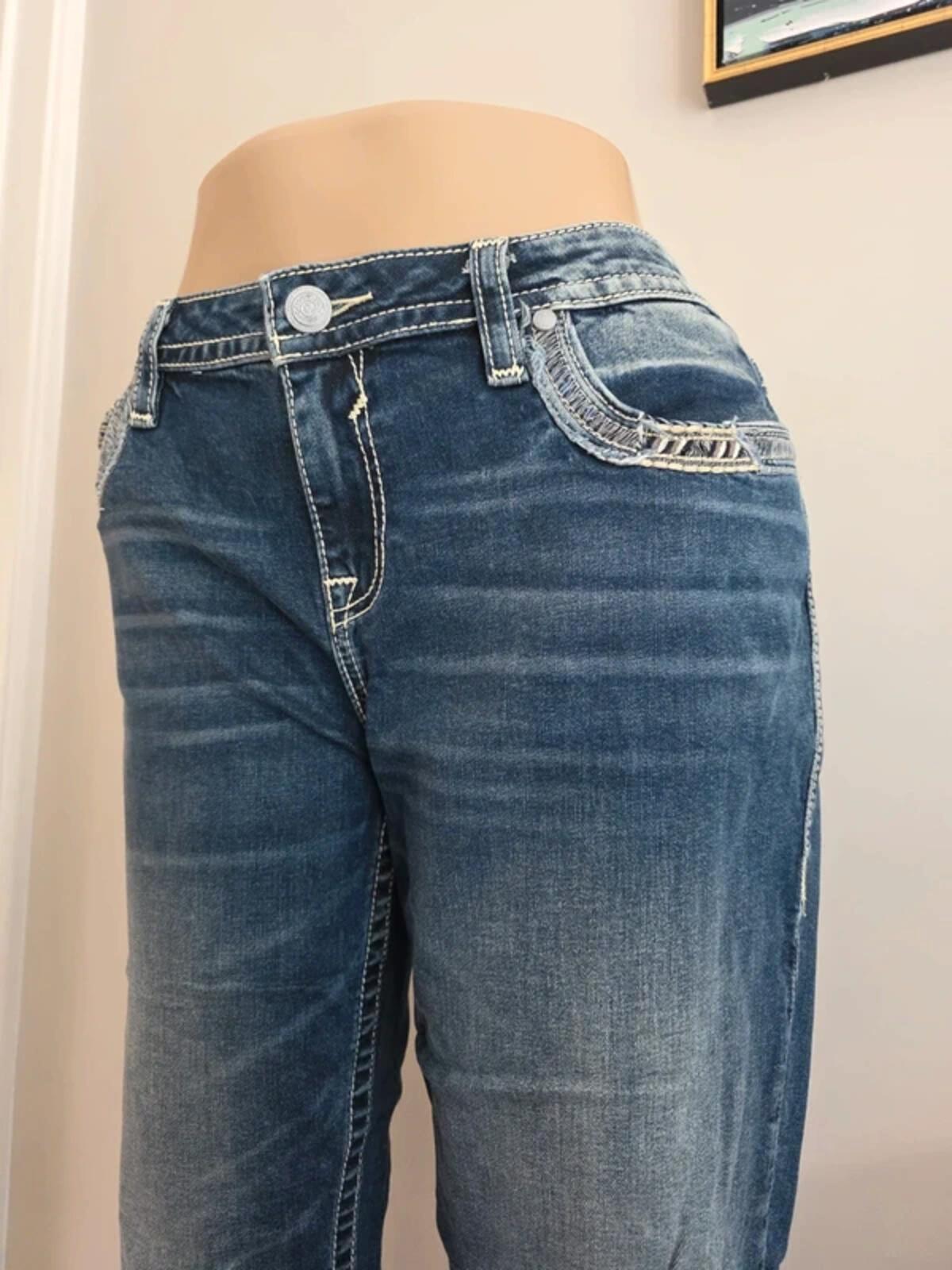 Vigoss Mid Rise Capri Skinny Jeans UK Size 18