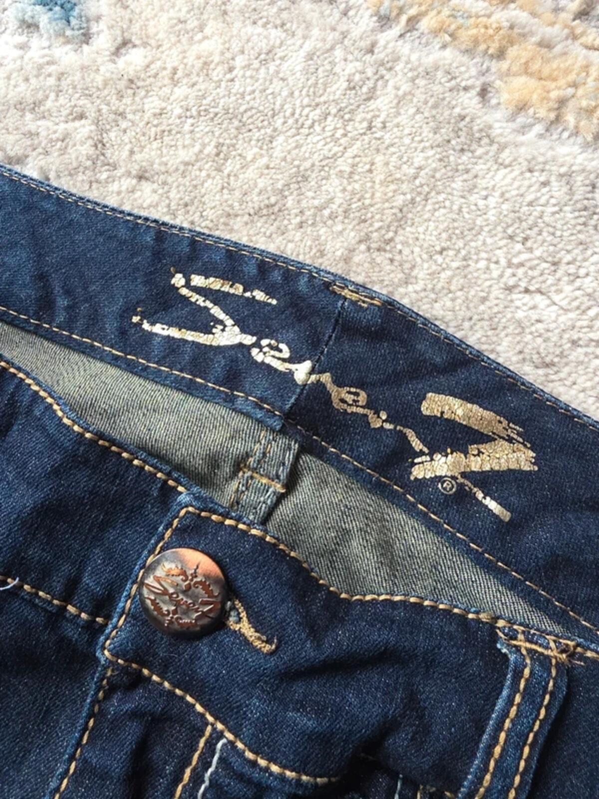 Seven7 Luxe Mid Rise Straight Vintage Y2K Jeans UK Size 18 Petite