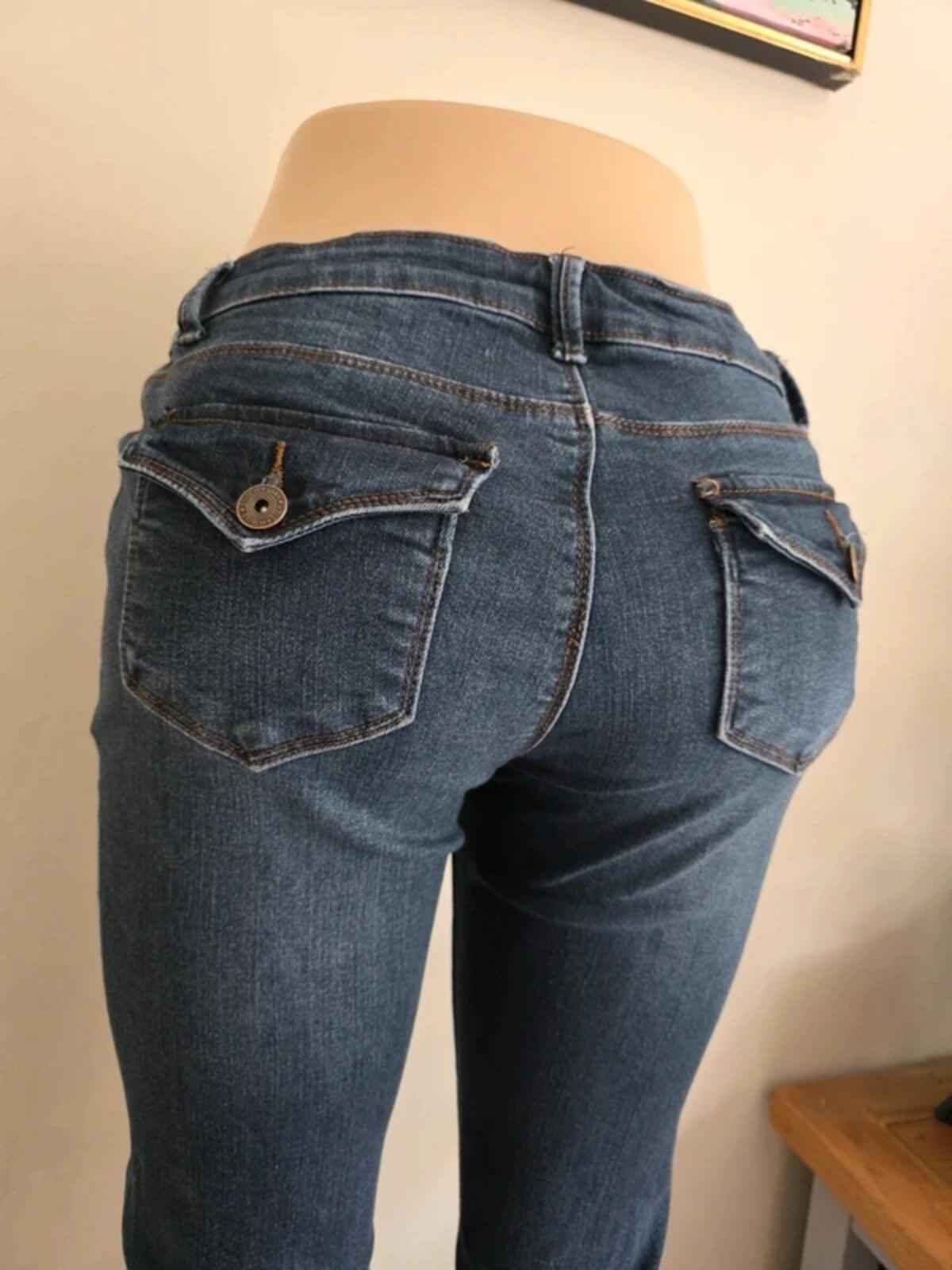 Stitch Star Low Rise Bootcut Jeans UK Size 10