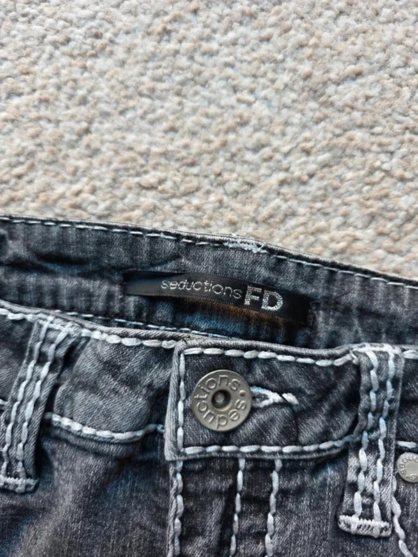 Vintage Y2K Seductions Low Rise Bootcut Jeans UK Size 8/10