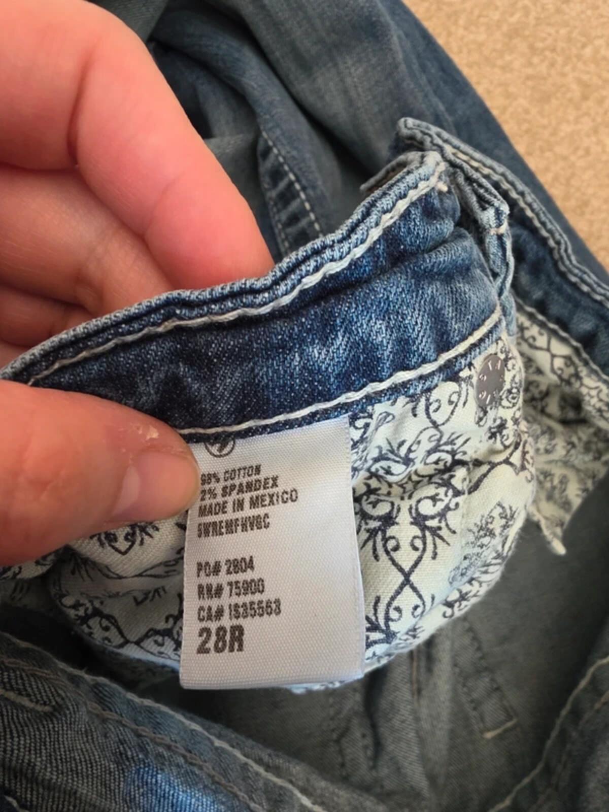 Big Star Ultra Low Rise Bootcut Jeans UK Size 8