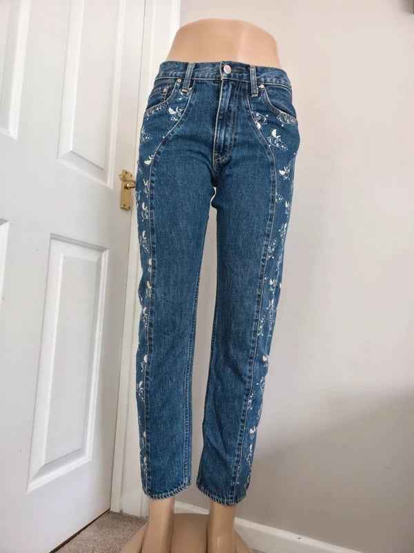 Vintage Y2K Billionaire Boys Club Mid Rise Straight Jeans UK Size 8/10