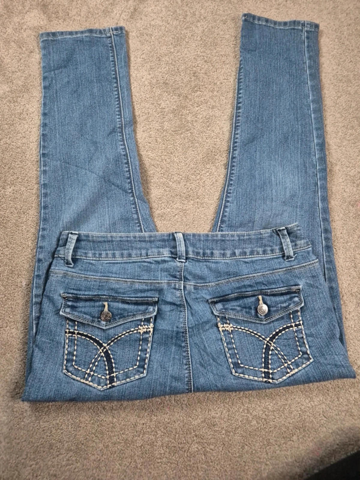 Vintage Y2K CB Established 1962 Mid Rise Capri Jeans – UK 10 (26| inseam) |