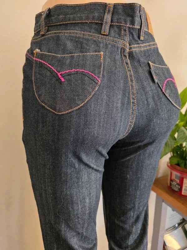 Vintage Y2K Sharon Mid Rise Bootcut Jeans UK Size 8