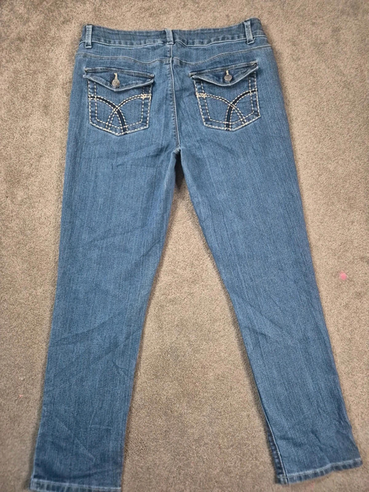 Vintage Y2K CB Established 1962 Mid Rise Capri Jeans – UK 10 (26| inseam) |