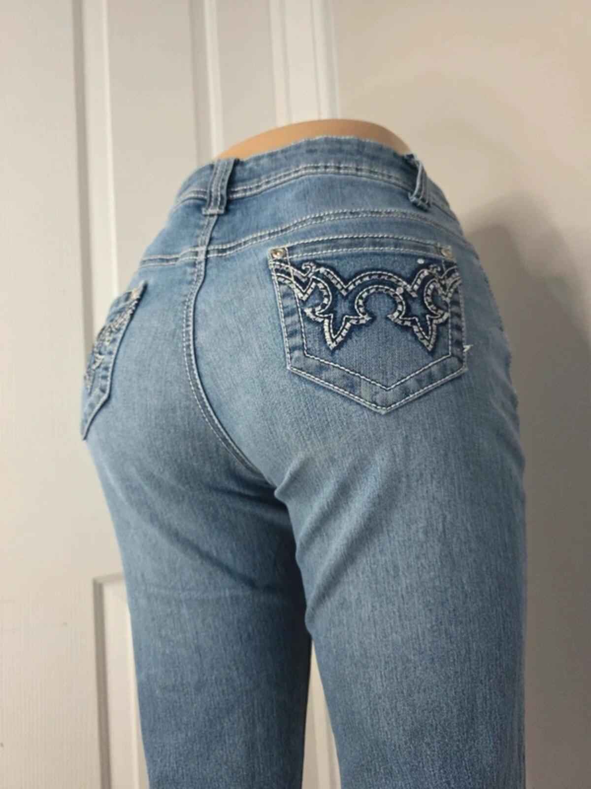 Cg Cg Mid Rise Bootcut Jeans UK Size 8/10 Petite