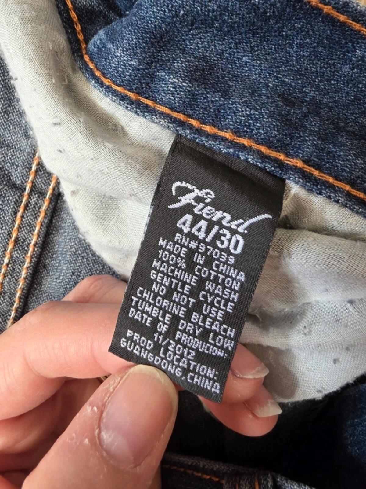 Fiend Baggy Vintage Y2K Jeans UK Size 22 Petite
