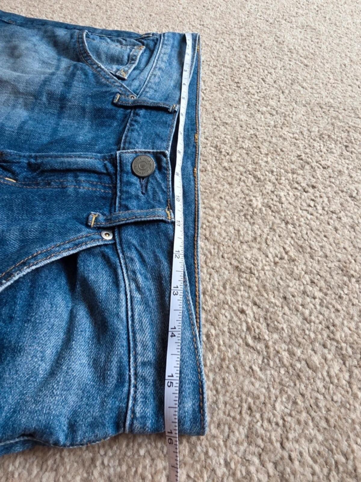 Vintage Y2K Uniqlo Mid Rise Cropped Jeans UK Size 10/12