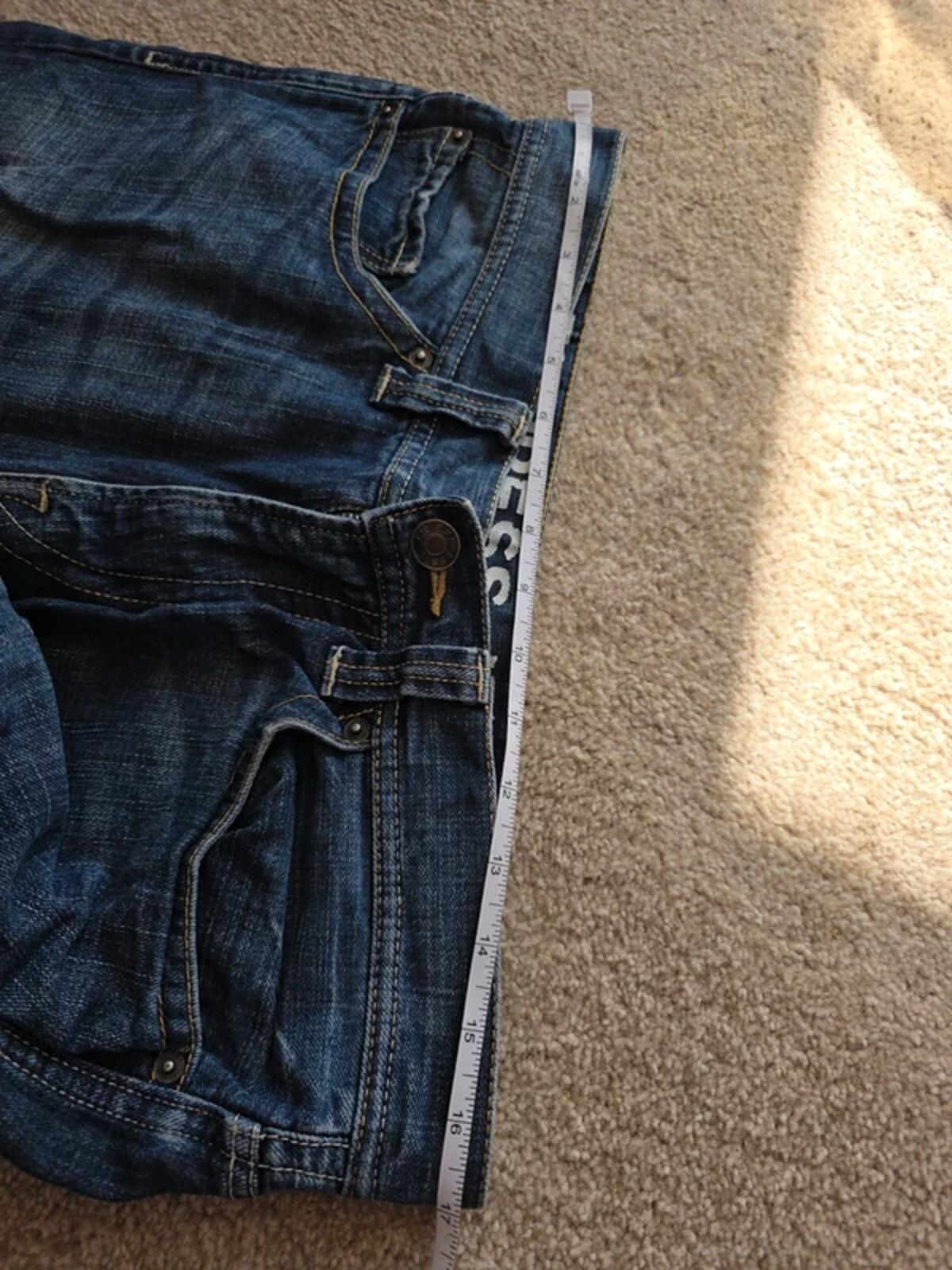 Express Jeans High Rise Loose Bootcut Vintage Y2K Jeans UK Size 14 Petite