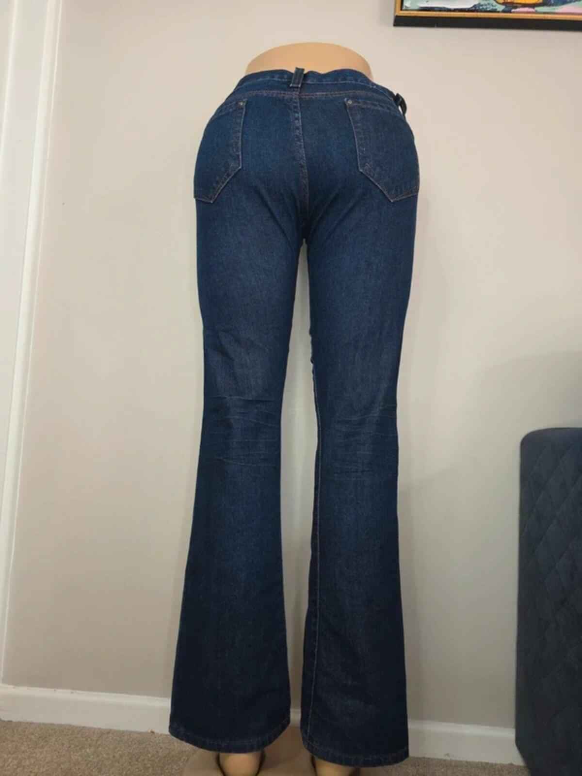 Cruel Girl Low Rise Bootcut Jeans UK Size 8
