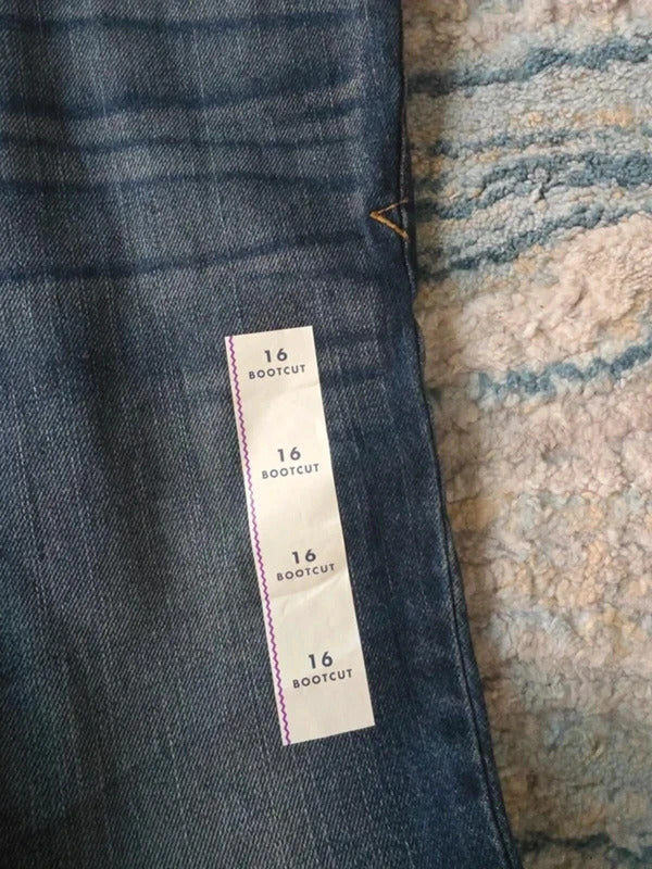 Cat & Jack Mid Rise Bootcut Jeans UK Size 8