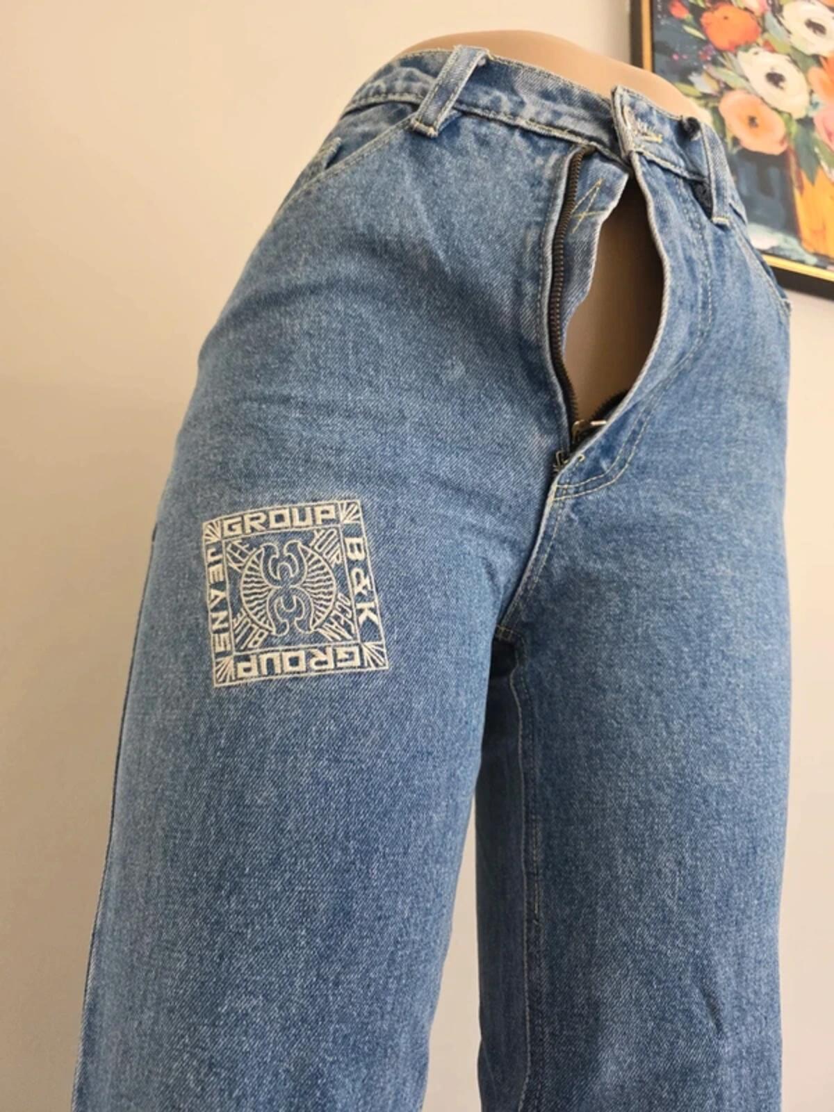 B&K High Rise Capri Vintage Y2K Jeans UK Size 6