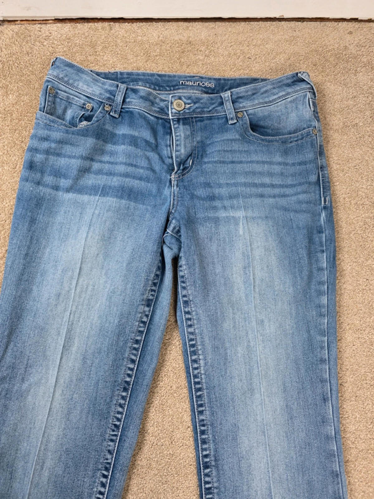 Y2K Maurices Mid Rise Bootcut Jeans UK Size 16 Short