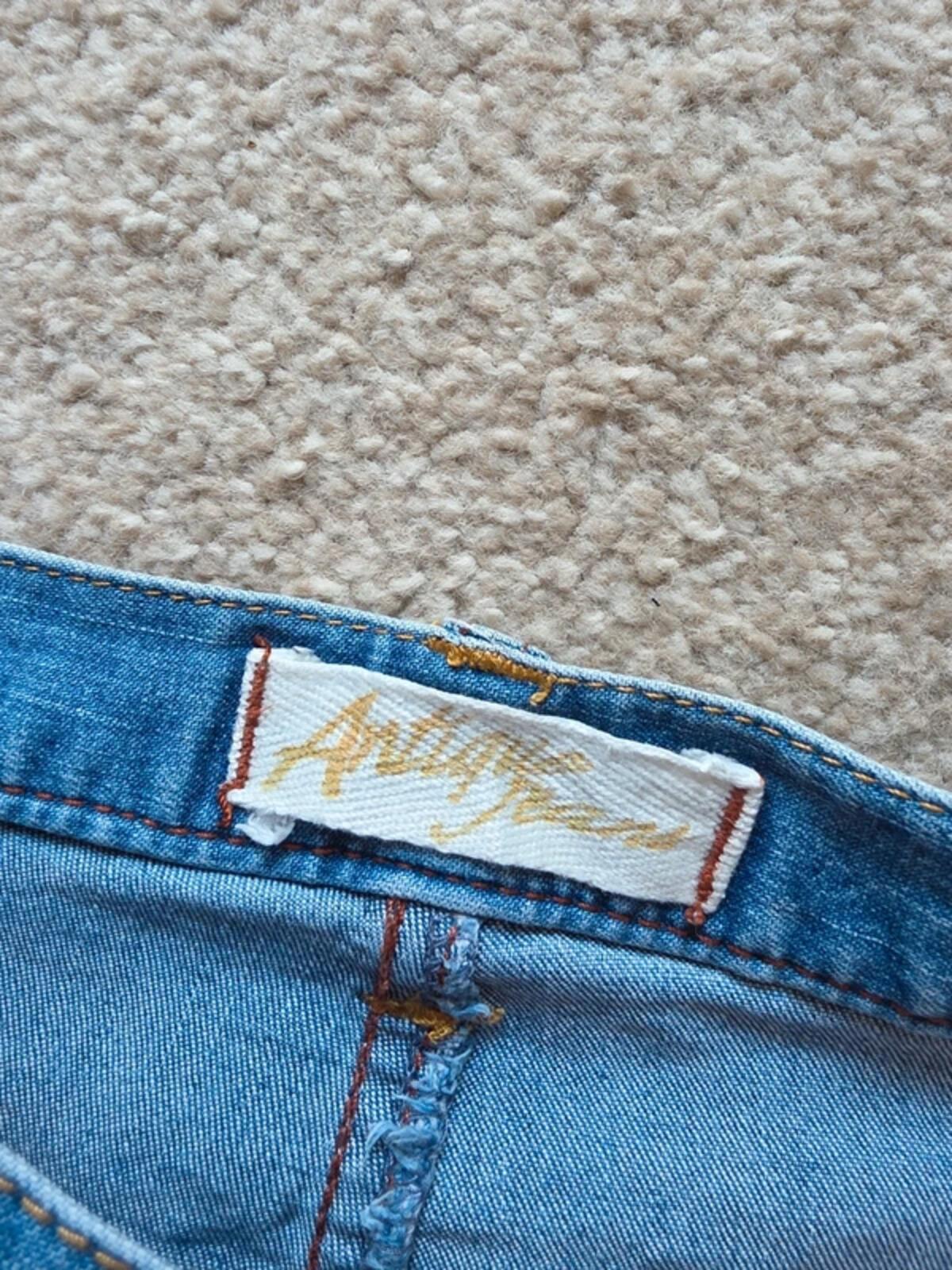 Vintage Y2K Antique Jeans High Rise Cropped Jeans UK Size 12