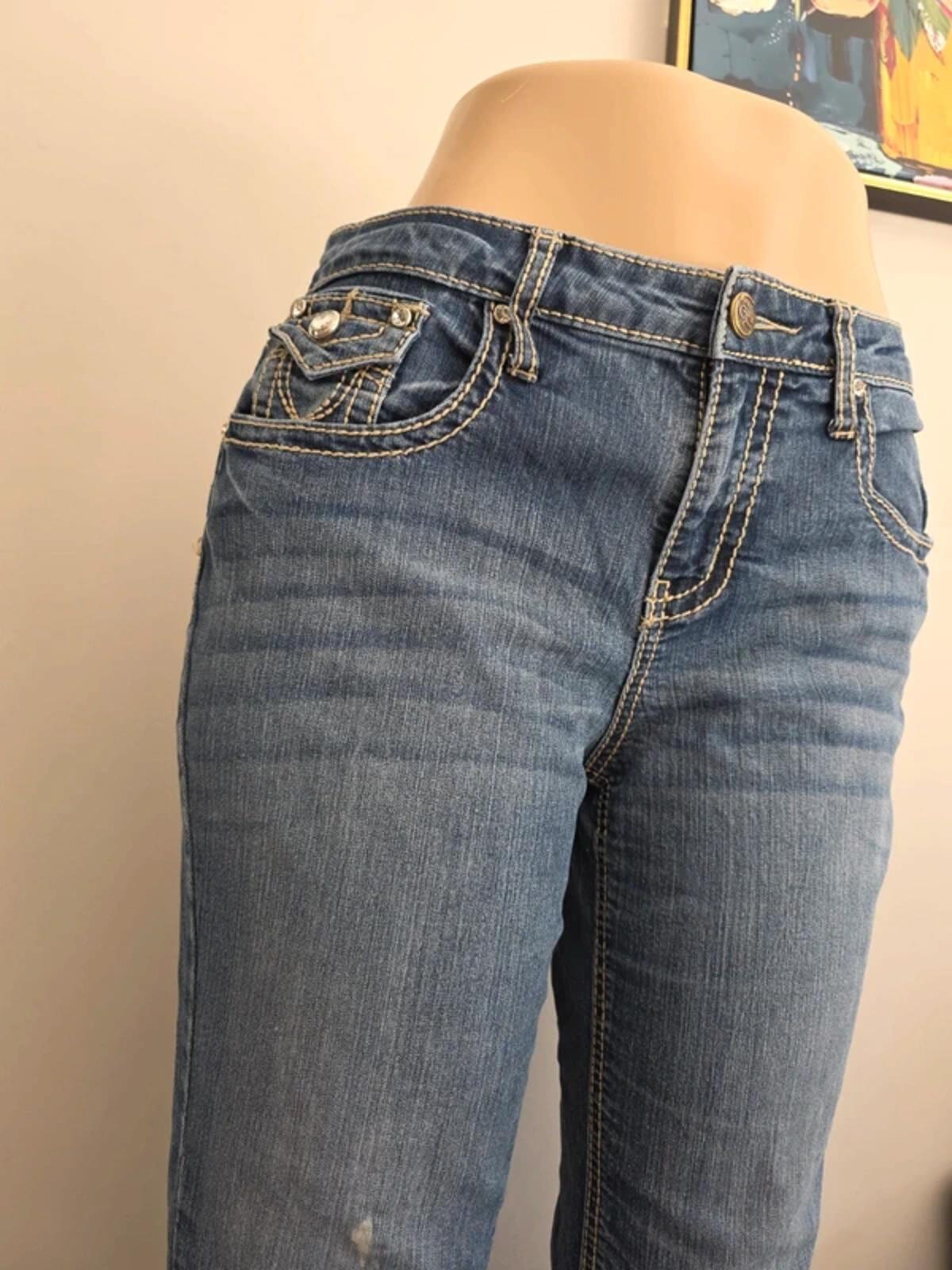 Earl Jeans Mid Rise Bootcut Vintage Y2K Jeans UK Size 12 Petite