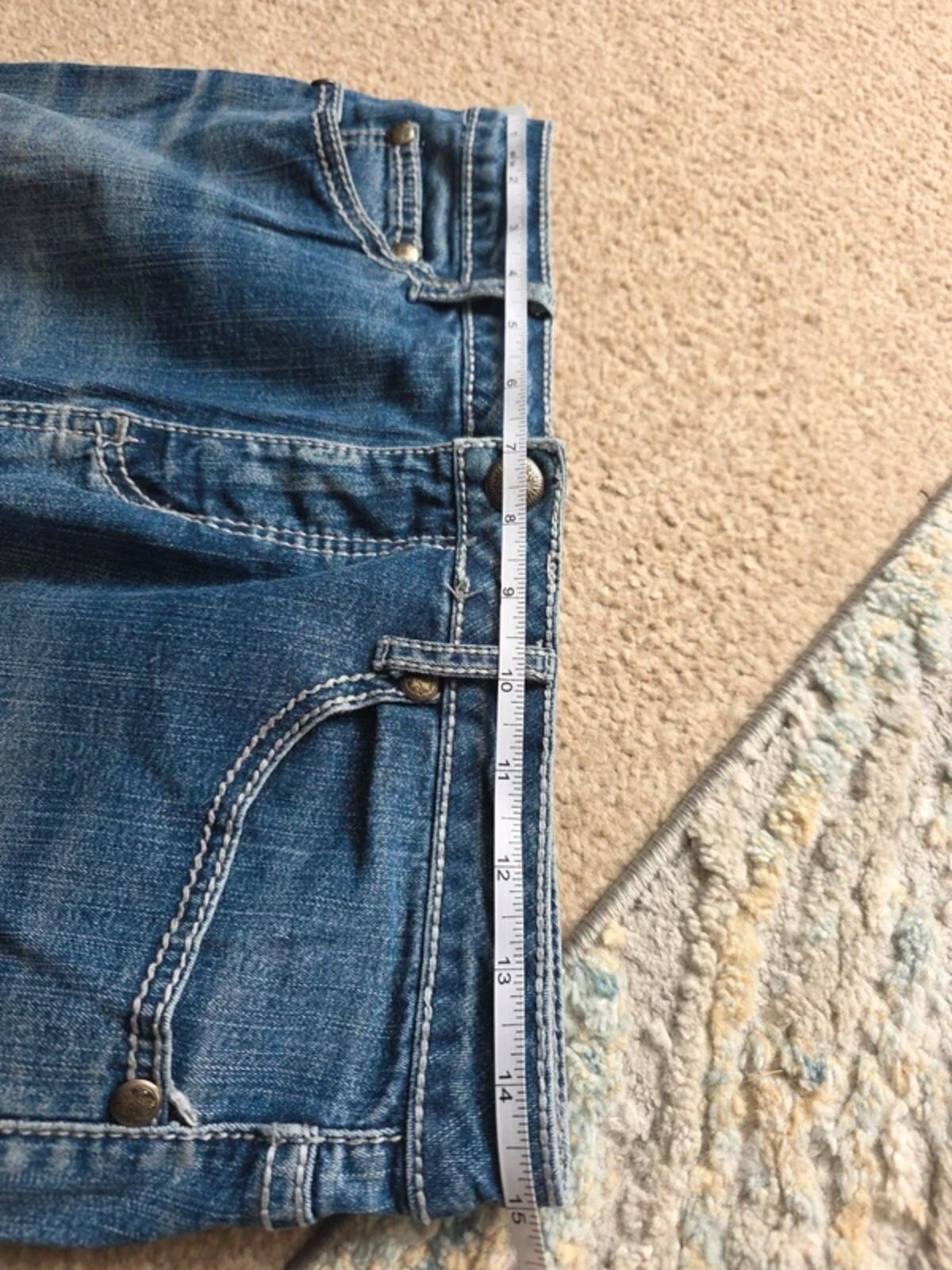 Luxe Mid Rise Bootcut Vintage Y2K Jeans UK Size 8 Petite