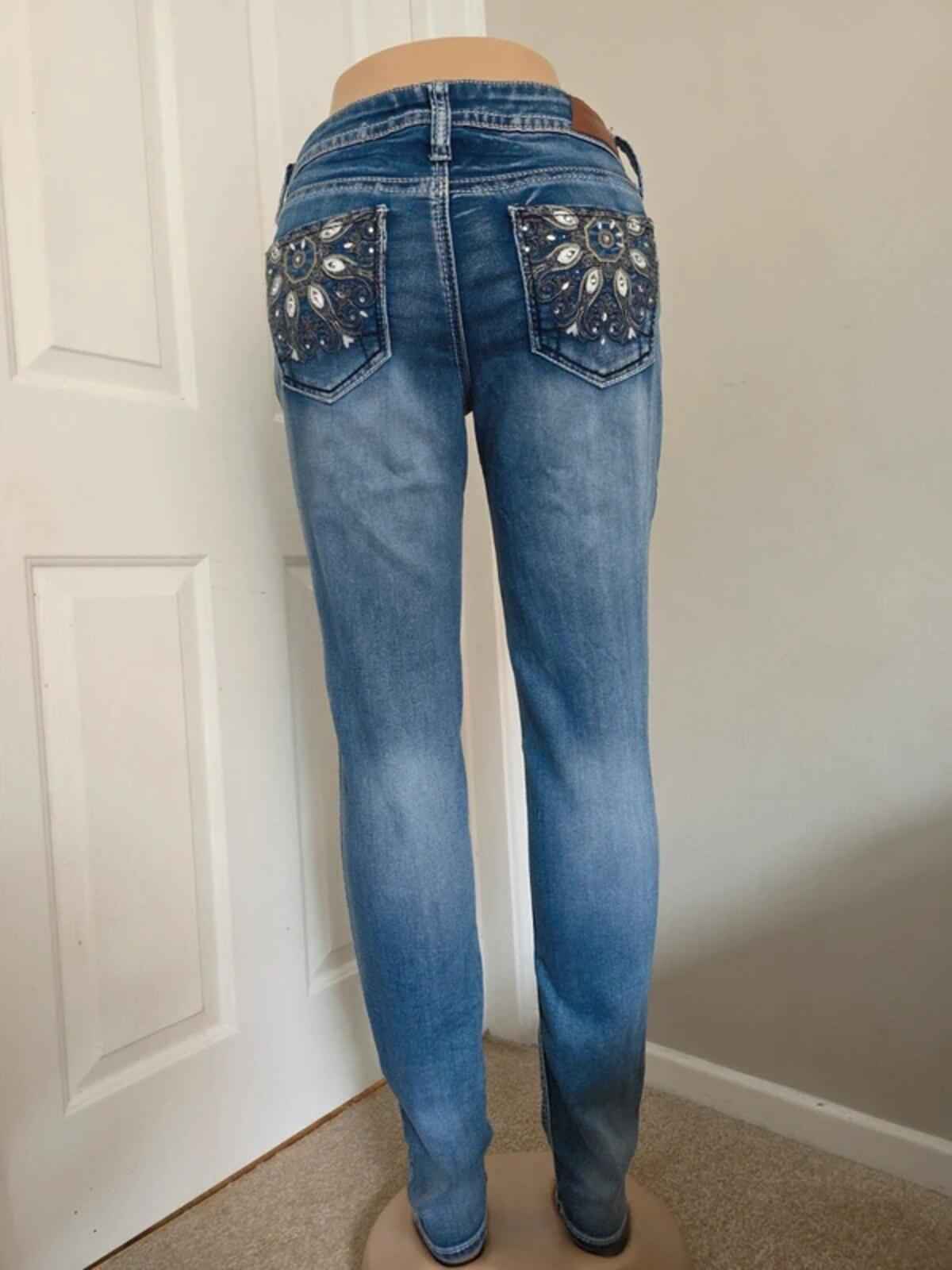 Hydraulic Low Rise Skinny Vintage Y2K Jeans UK Size 10
