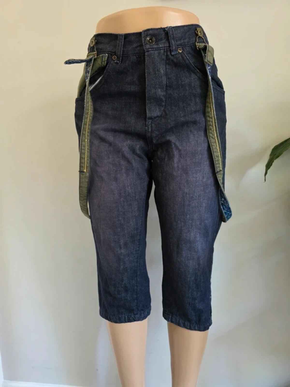 Special High Rise Capri Street Wear Jeans UK Size 10