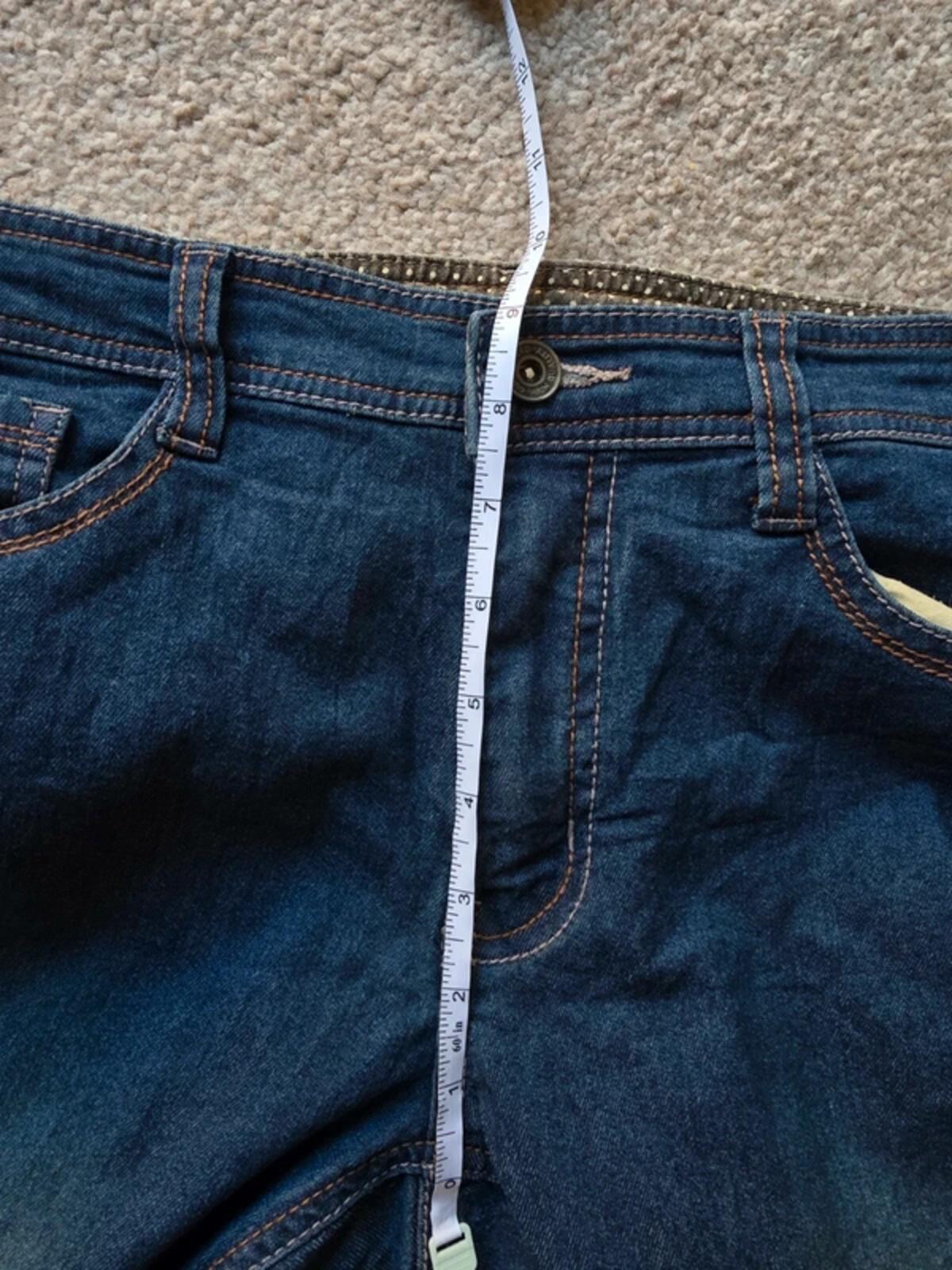 Japanese Capri Jeans Mid Rise UK Size 10 Tall