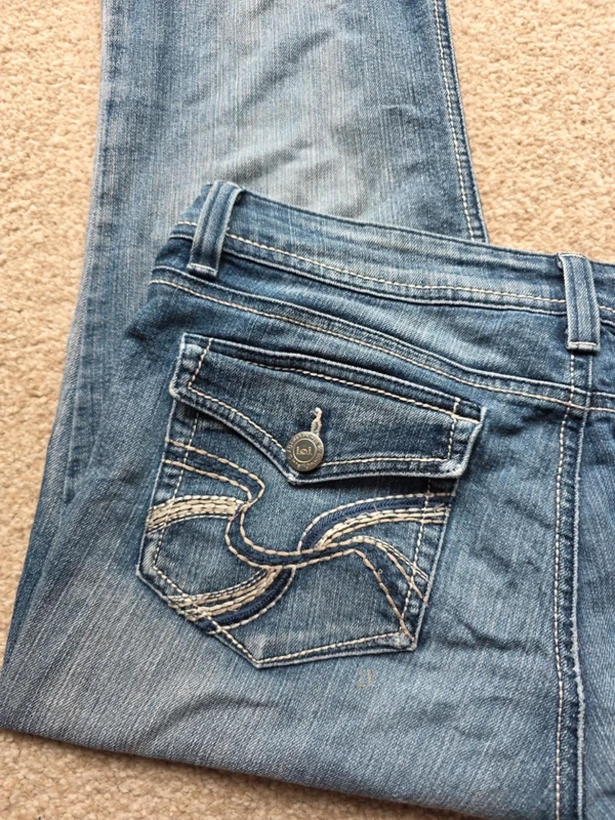 Vintage Y2K Lei Hipster Flare Jeans UK Size 14 Tall