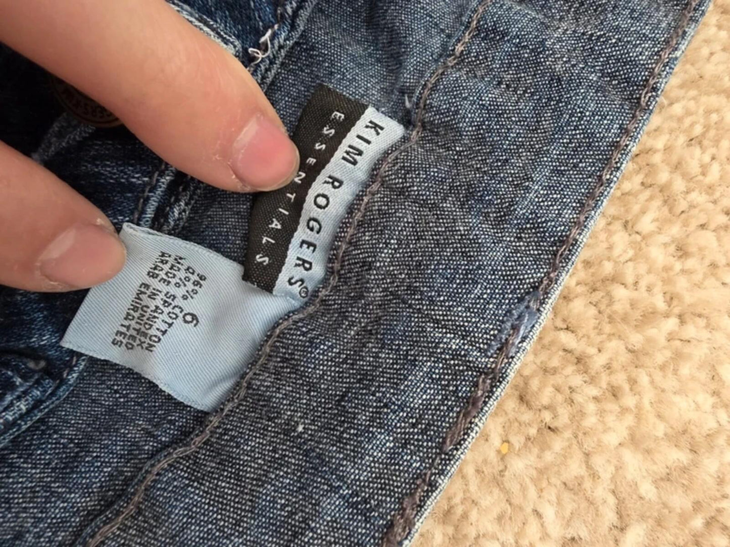Kim Rogers Vintage Y2K Mid Rise Bootcut Jeans UK Size 8/10