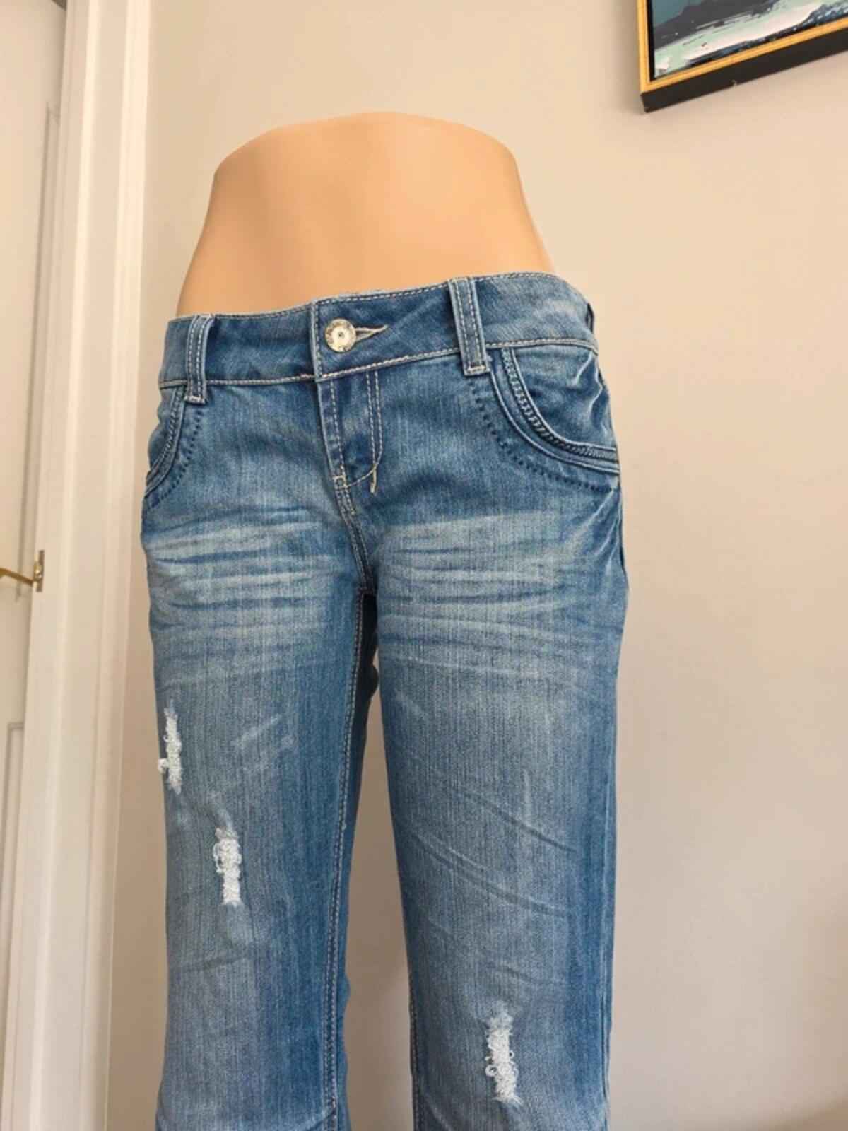 Almost Famous Low Rise Bootcut Vintage Y2K Jeans UK Size 8/10