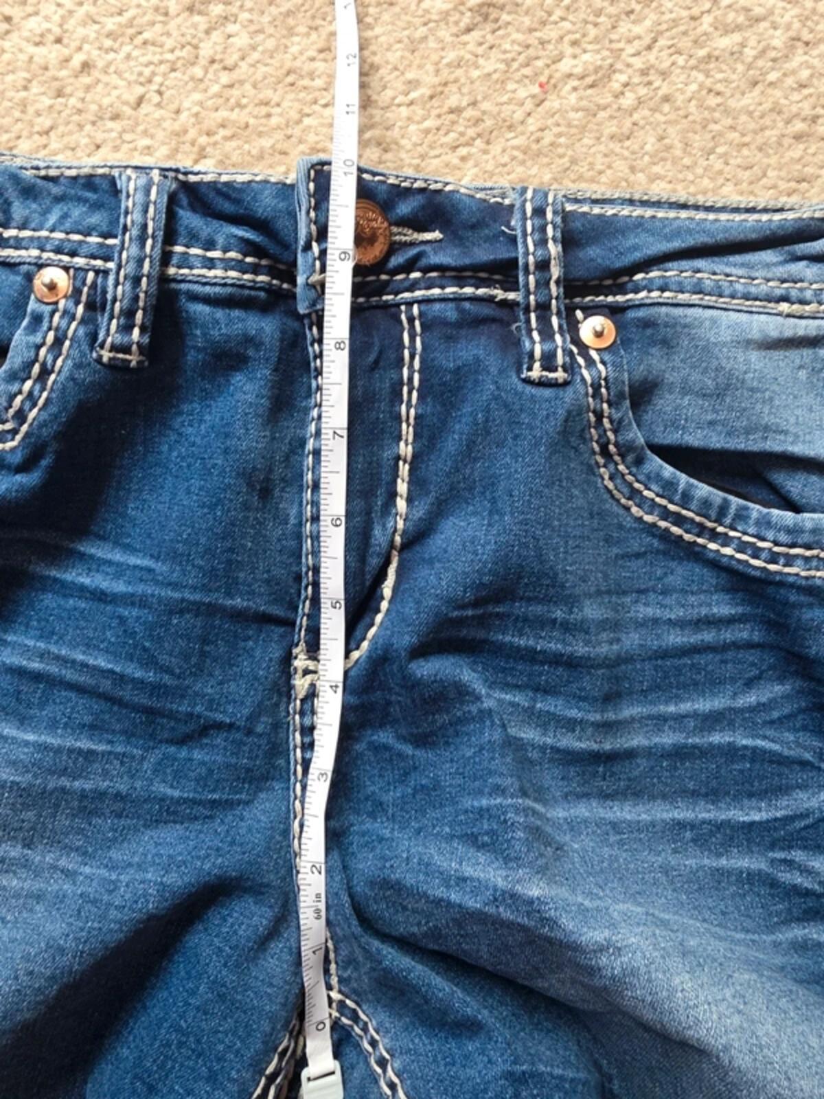 Vintage Y2K Royalty Mid Rise Cropped Jeans UK Size 12/14