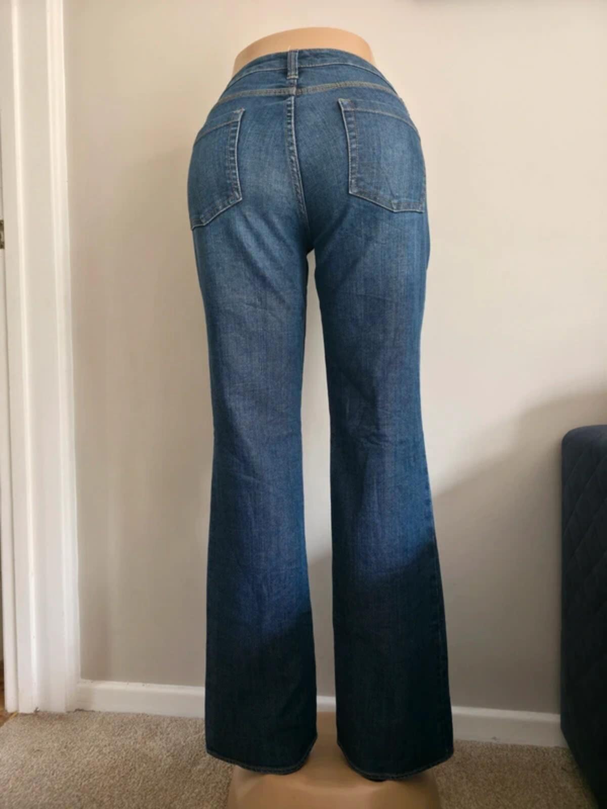 NY&C Vintage Y2K Low Mid Rise Bootcut Jeans UK Size 10