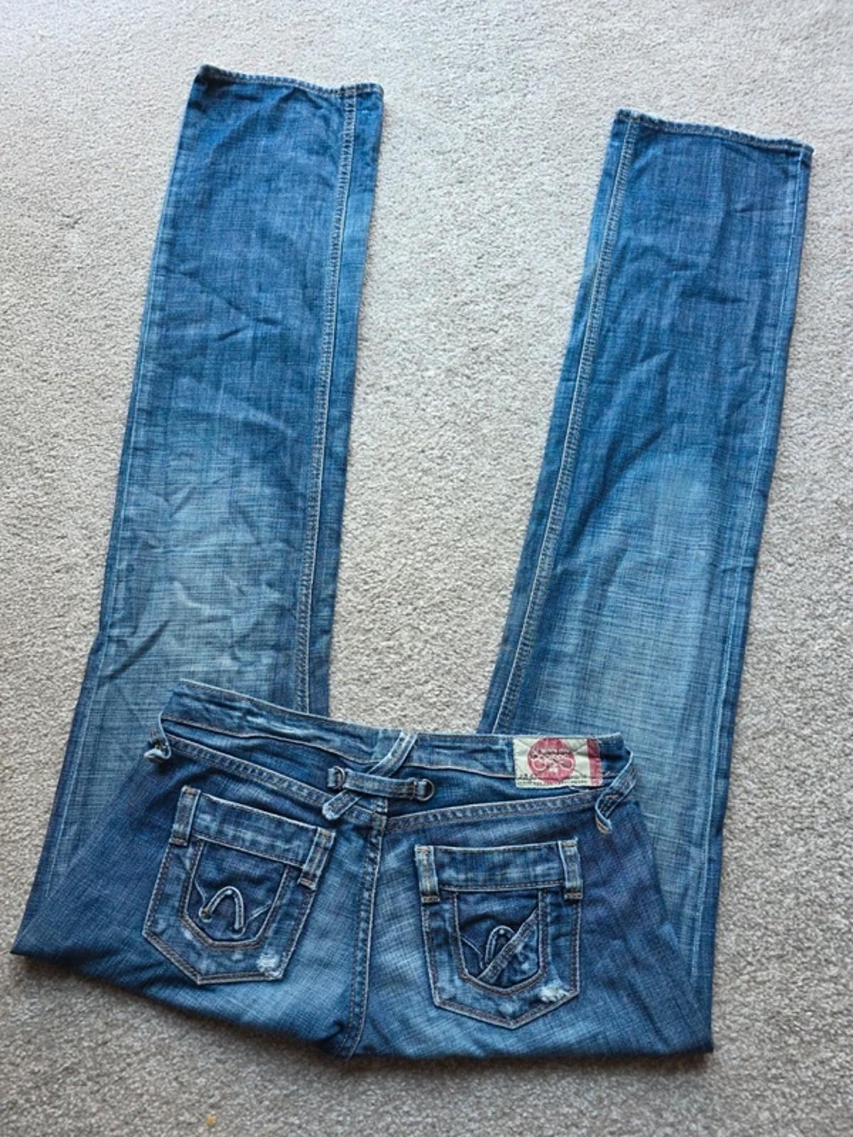 Vintage Y2K LTC Mid Rise Straight Leg Jeans UK Size 8/10